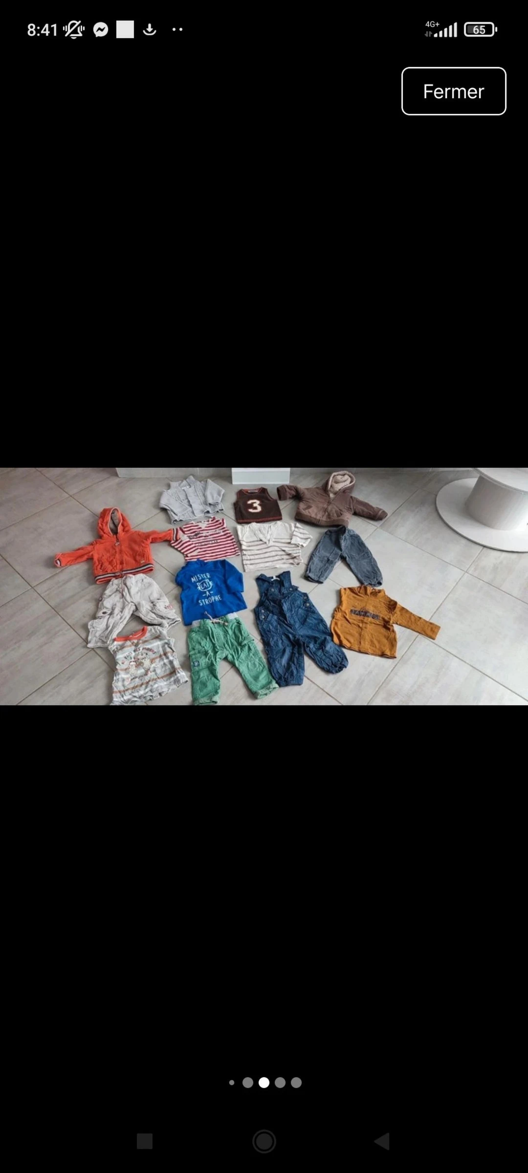 Lot vêtements garçon 9 mois 